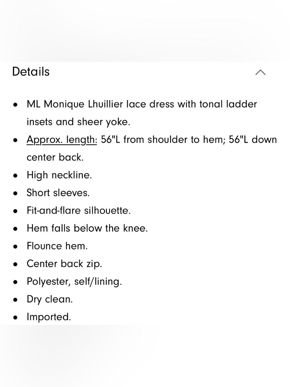 ML Monique Lhuillier dress - Picture 3 of 4